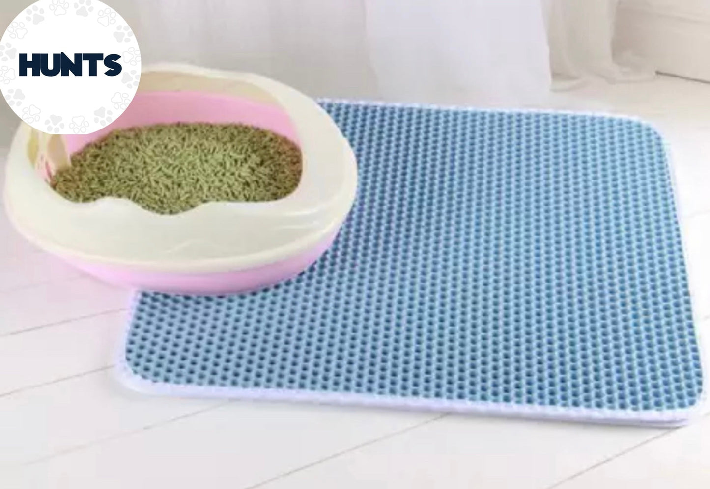 Mess-free litter mat