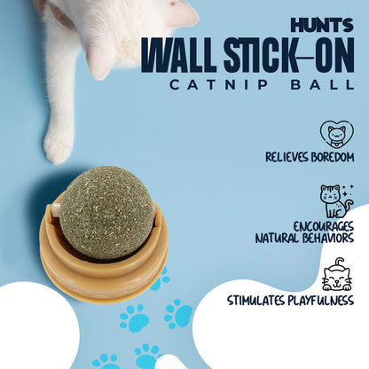 Wall Stick-on Catnip Ball