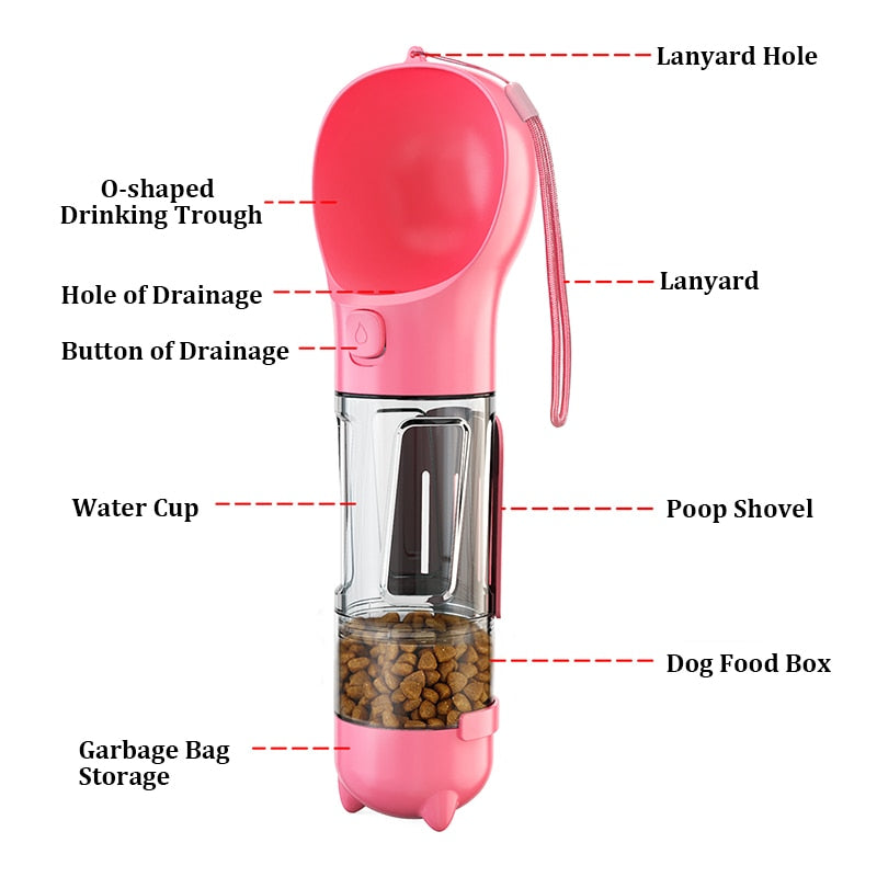 Portable Multi-functioning Water Bottle 300ml